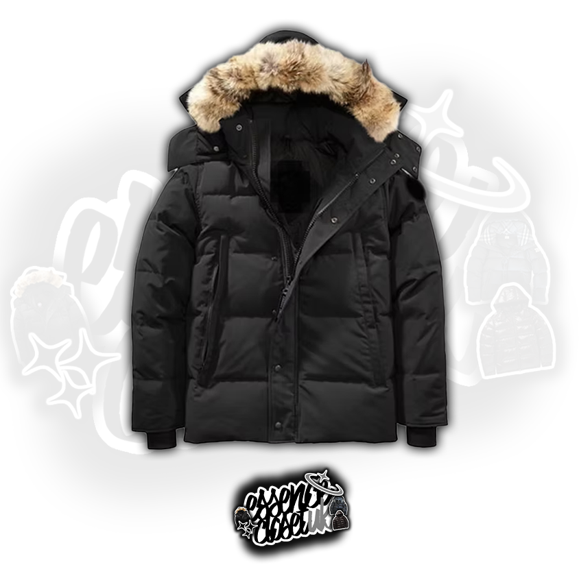 Wyndham Fur Parka - Black
