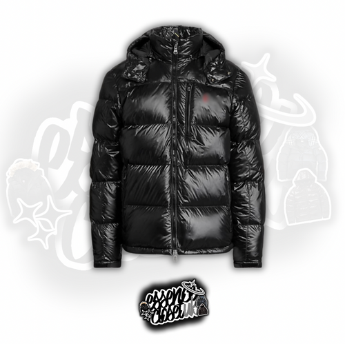 RL Glossed Down Black Jacket